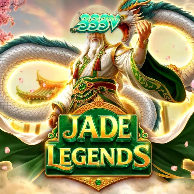 Tampilan visual slot Jade Legends dengan nuansa emas dan naga mistis.